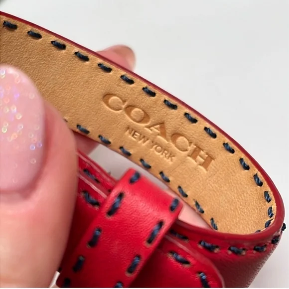 Coach Nautical Leather Bracelet NWOT - Picture 4 of 6
